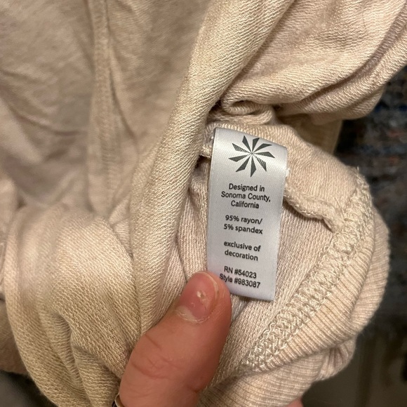 Athleta Ballerina Pink Wrap Sweater - Picture 4 of 5